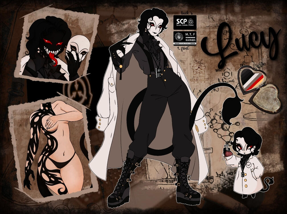 INCLUDES: • 2 poses (1front & 1 back view OR 1 front & 1 side view) + collor pallete + Character name +/OR sexuality(es) OPTIONAL: 1 chibi clothes view pose (with color pallete) + basic information + 1 headshot + 2 close ups OR objects.